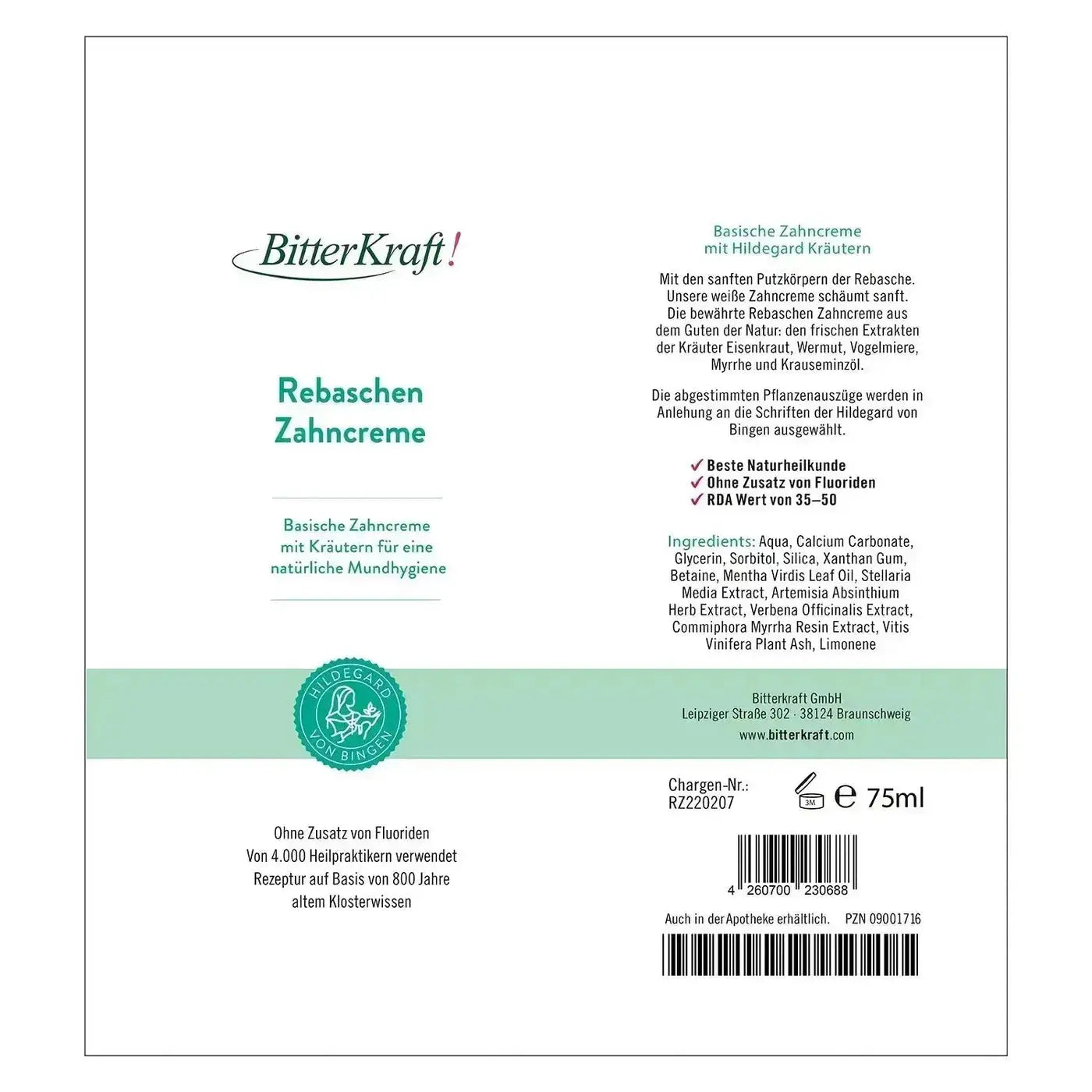 Rebaschen-Zahncreme Geburtstagspaket