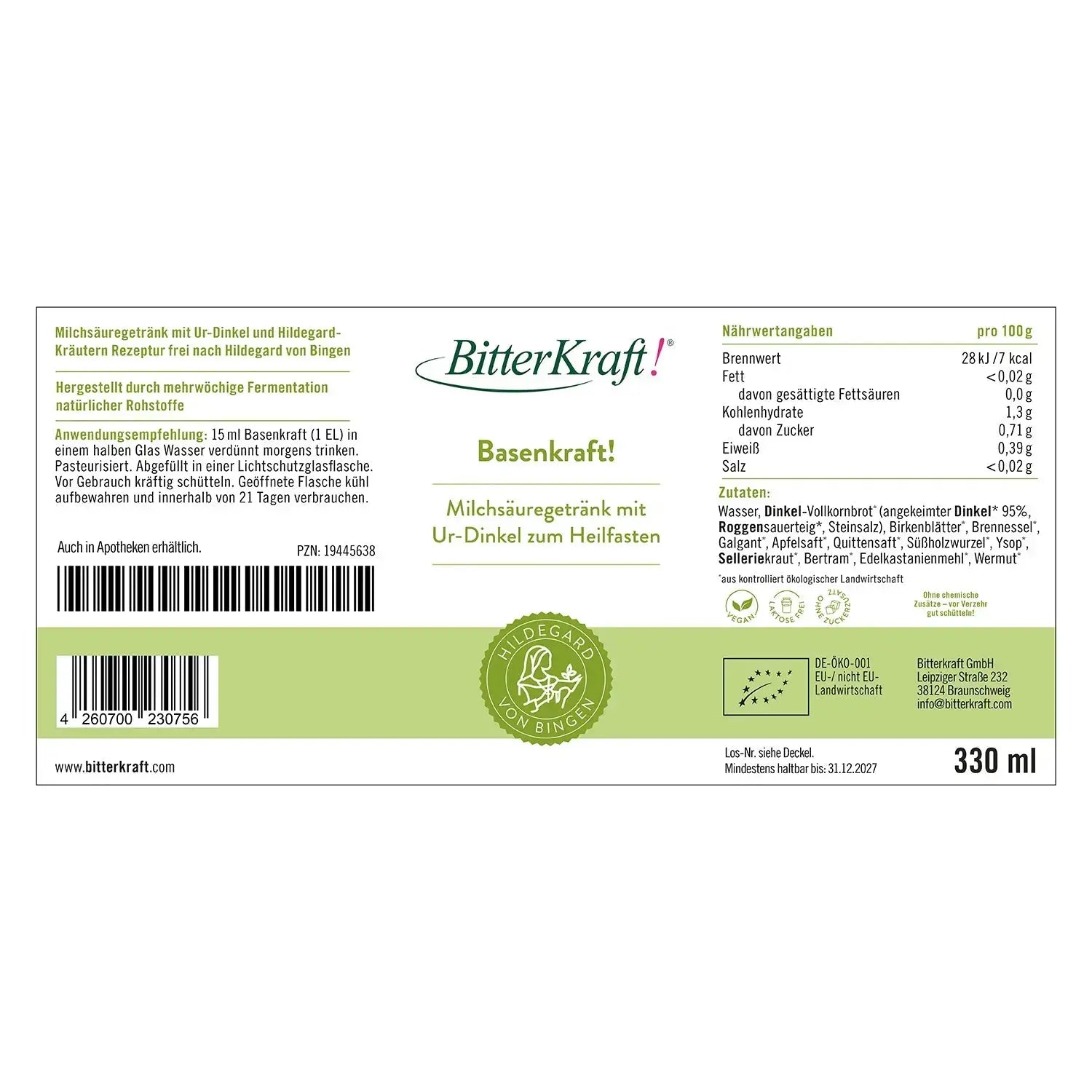 Abnehm-Fasten-Paket Bitterkraft GmbH - Bitterkraft