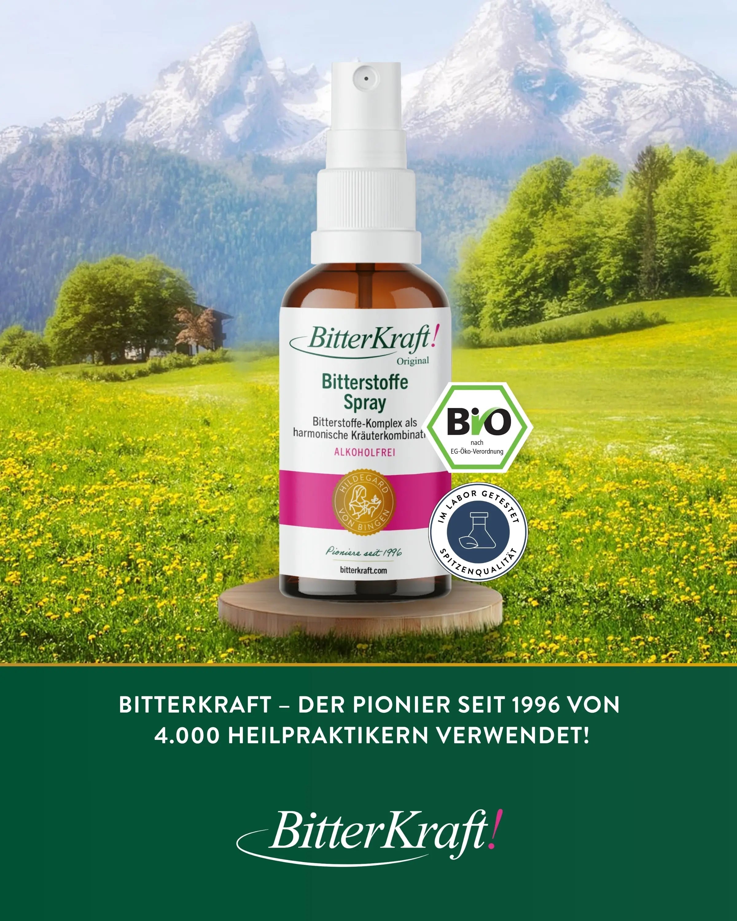 BitterKraft! Original Alkoholfrei (BIO) 100ml + Gratis Spray
