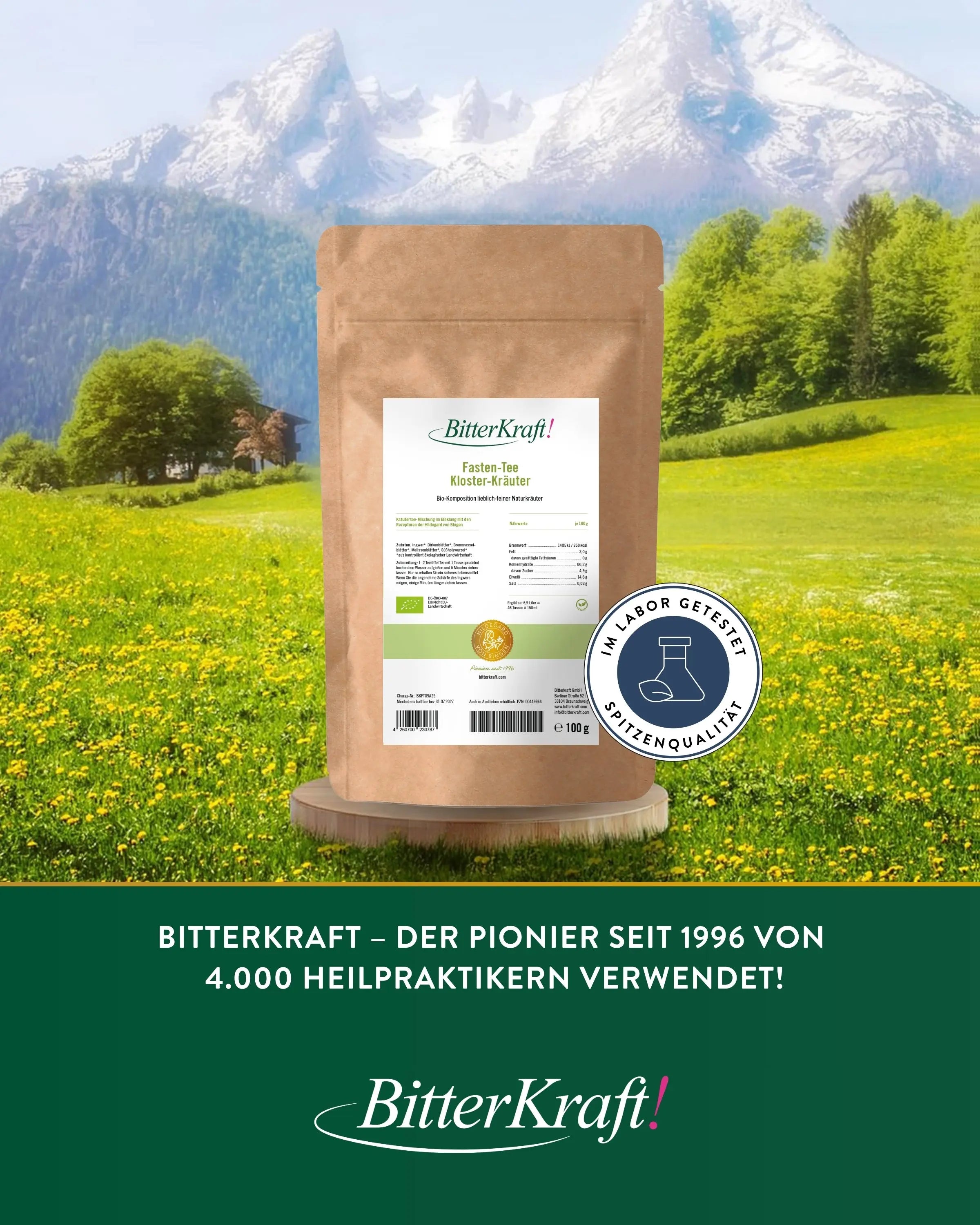 Fastentee Kloster-Kräuter (BIO) Geburtstagspaket