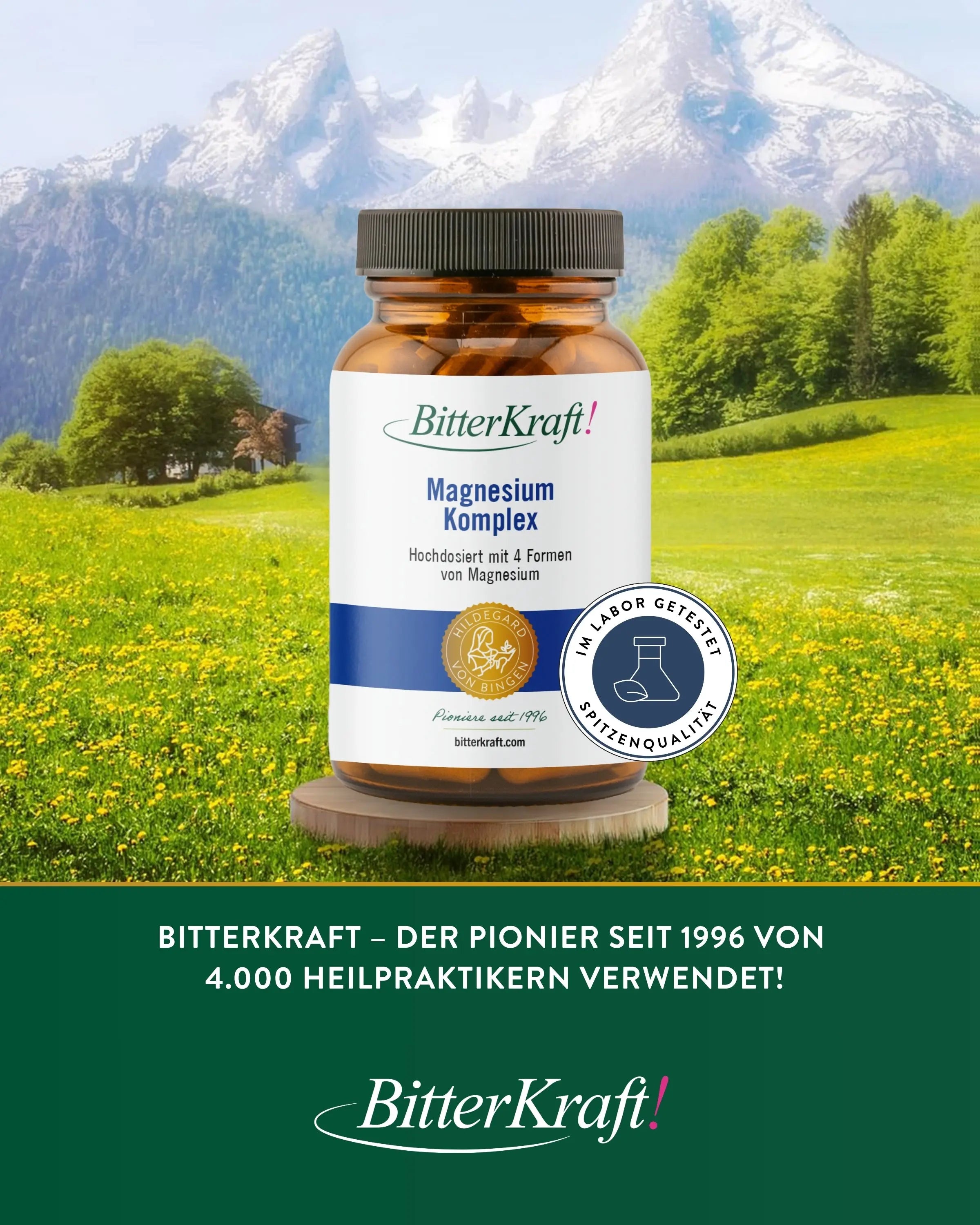 Bitterkraft Magnesium Komplex (60 Kapseln)