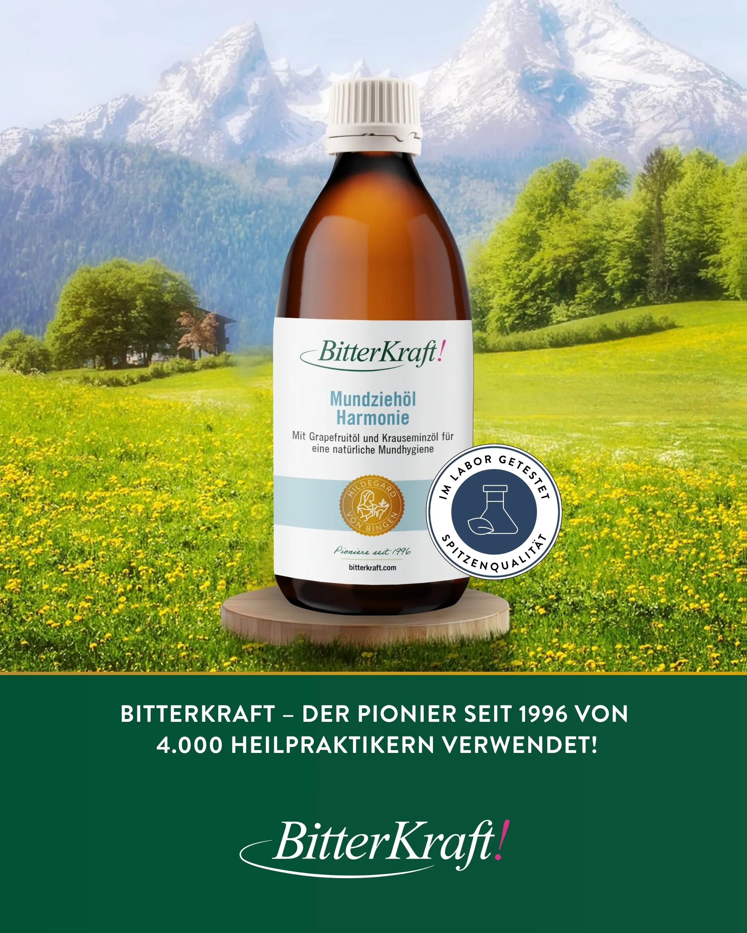 Bitterkraft Mundziehöl Harmonie 250ml Geburtstagspaket