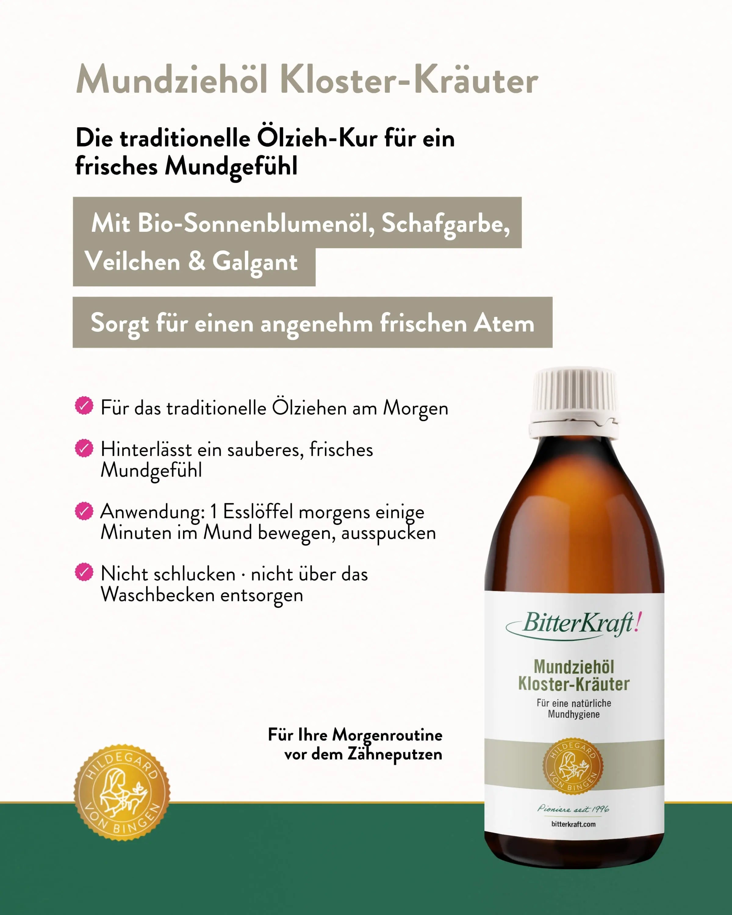 Mundziehöl Kloster-Kräuter 200ml