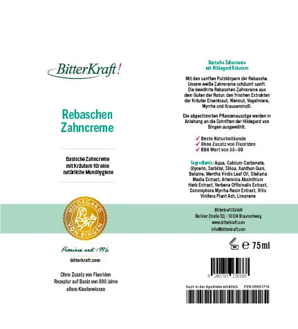 Rebaschen-Zahncreme