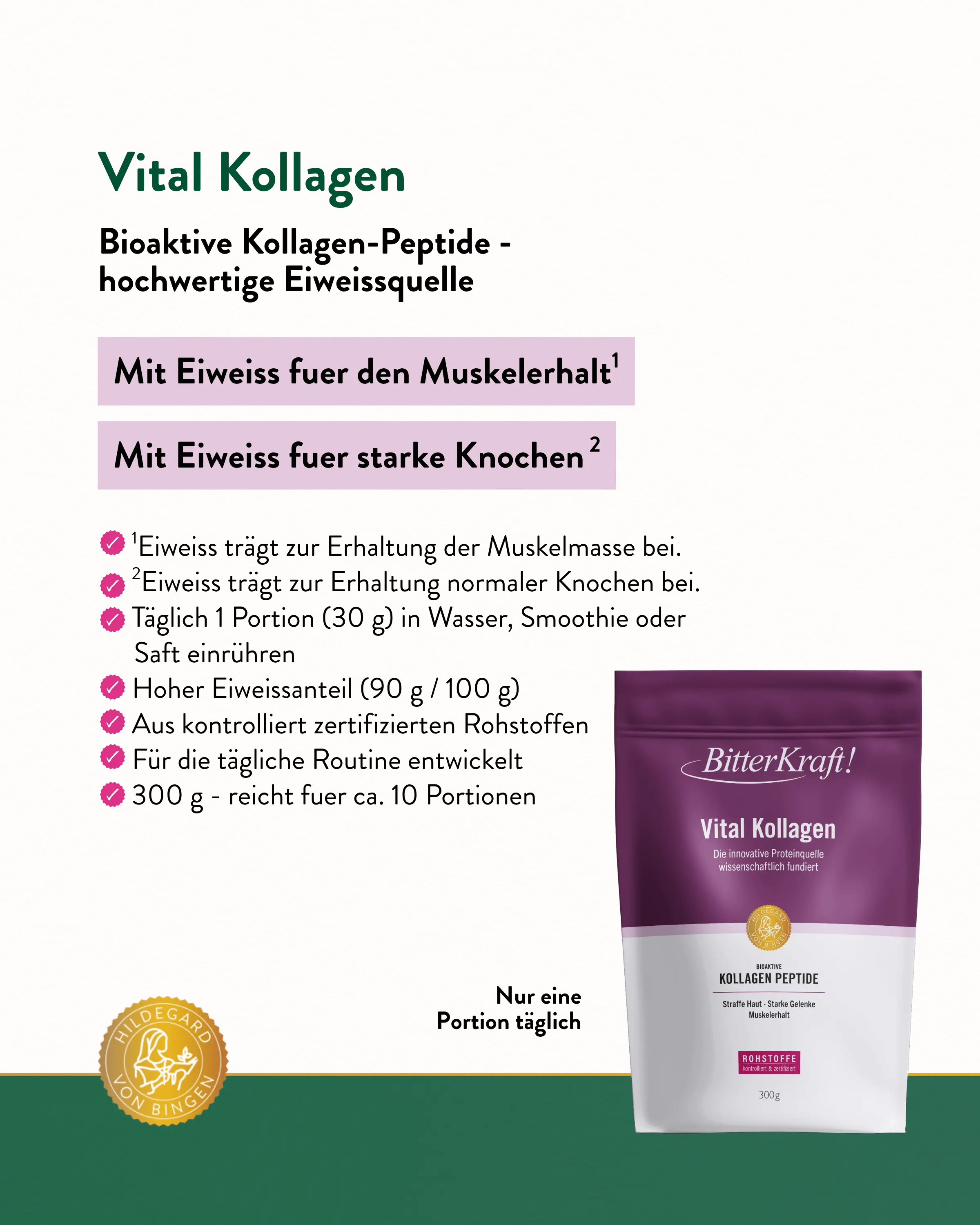 BitterKraft! Vital Kollagen