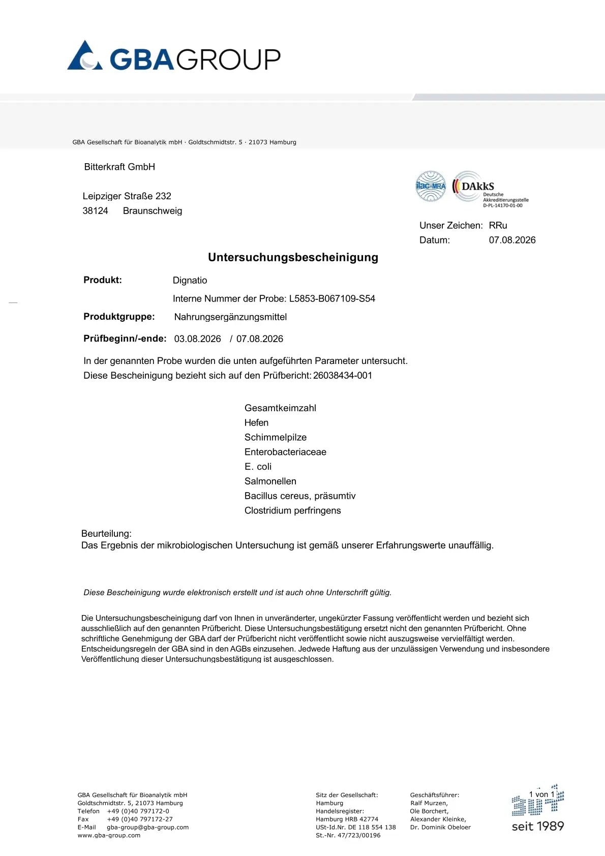 Dignatio! BlasenKraft 100ml Geburtstagspaket