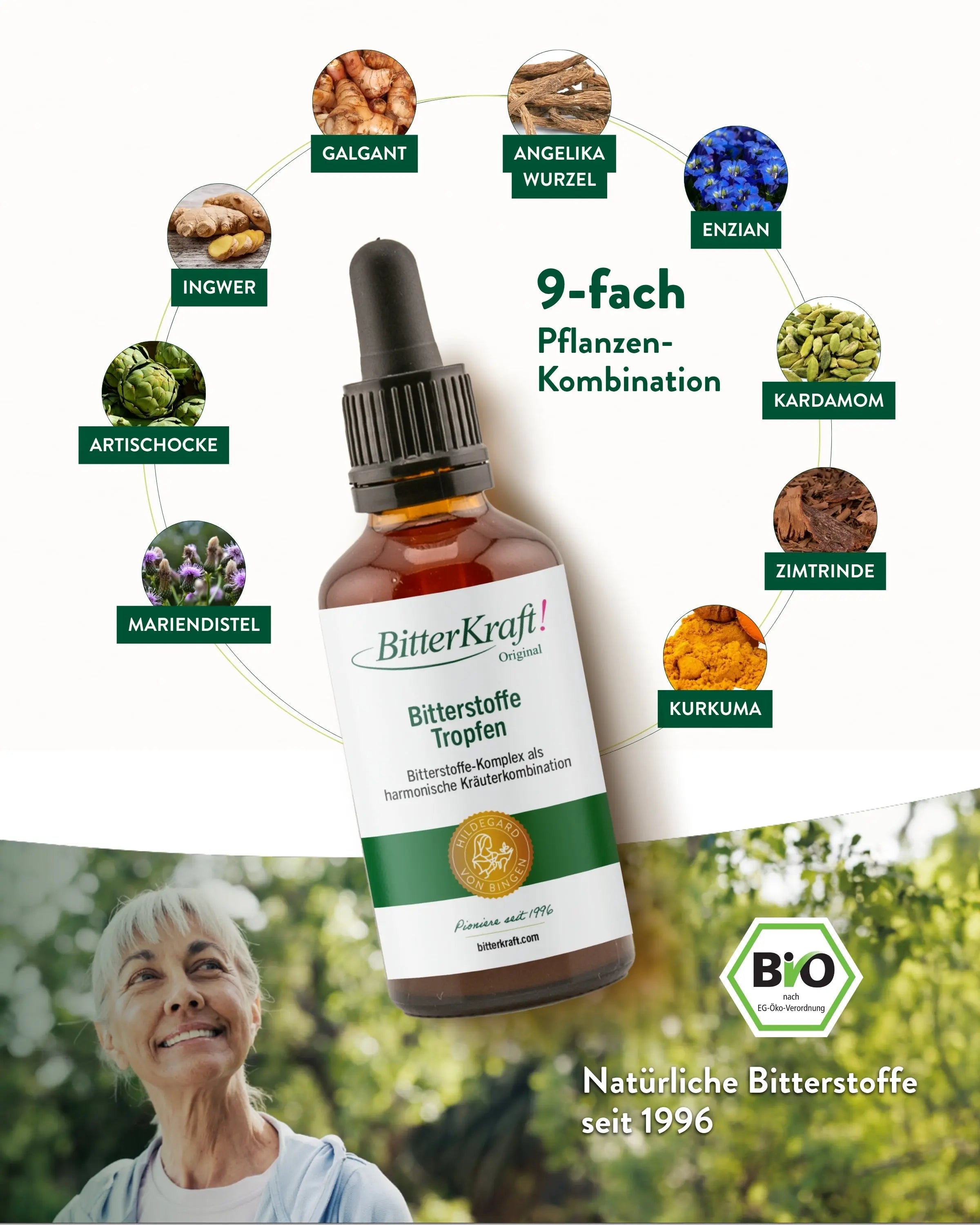 BitterKraft! Original Tropfen (BIO) 50ml mit Pipette