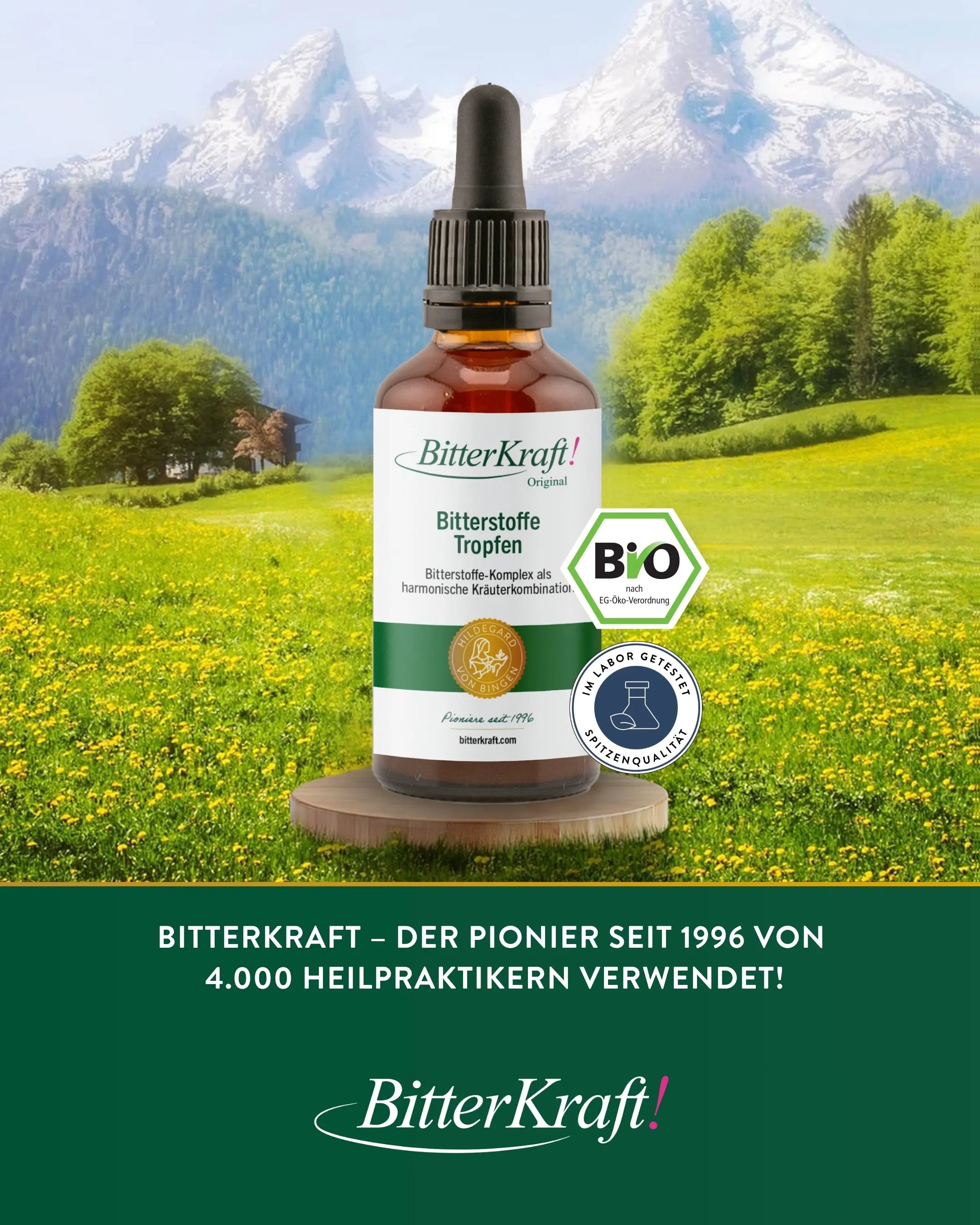 BitterKraft! Original Tropfen (BIO) 50ml mit Pipette
