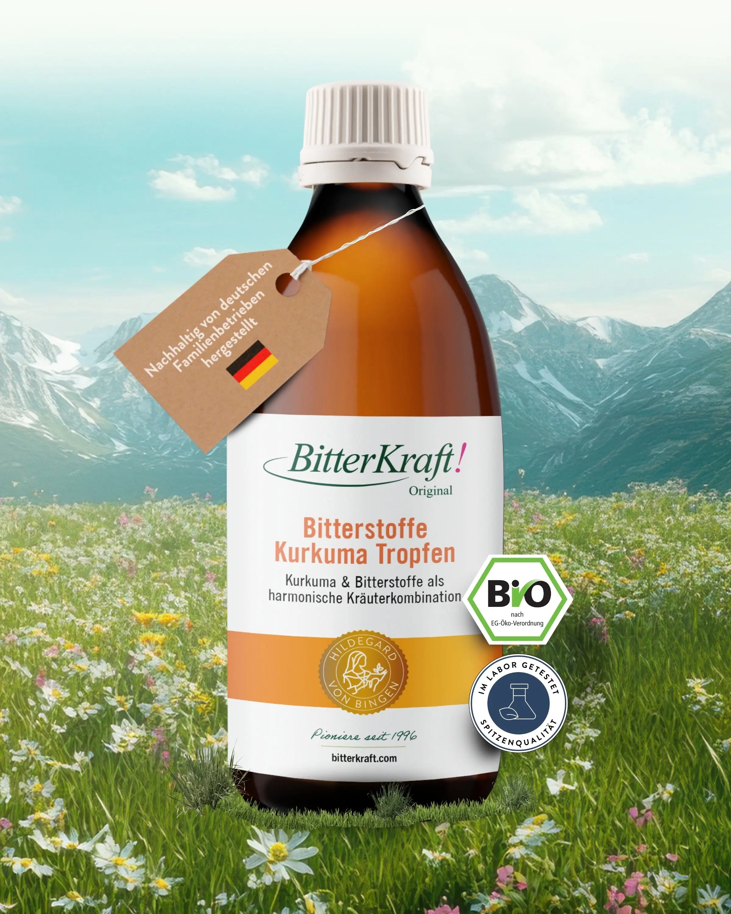 BitterKraft! Original Kurkuma Tropfen (BIO) 200ml