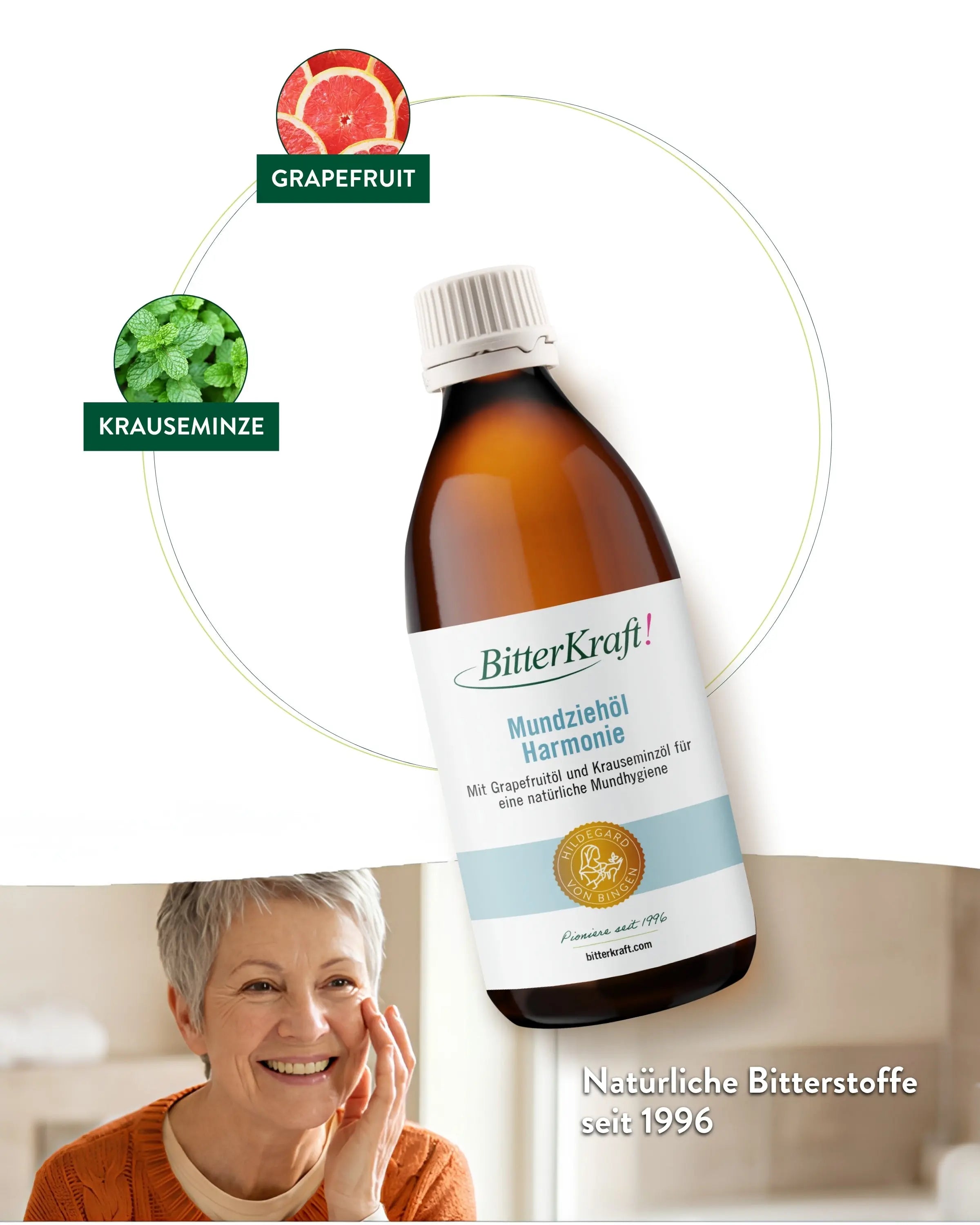 Bitterkraft Mundziehöl Harmonie 250ml Geburtstagspaket