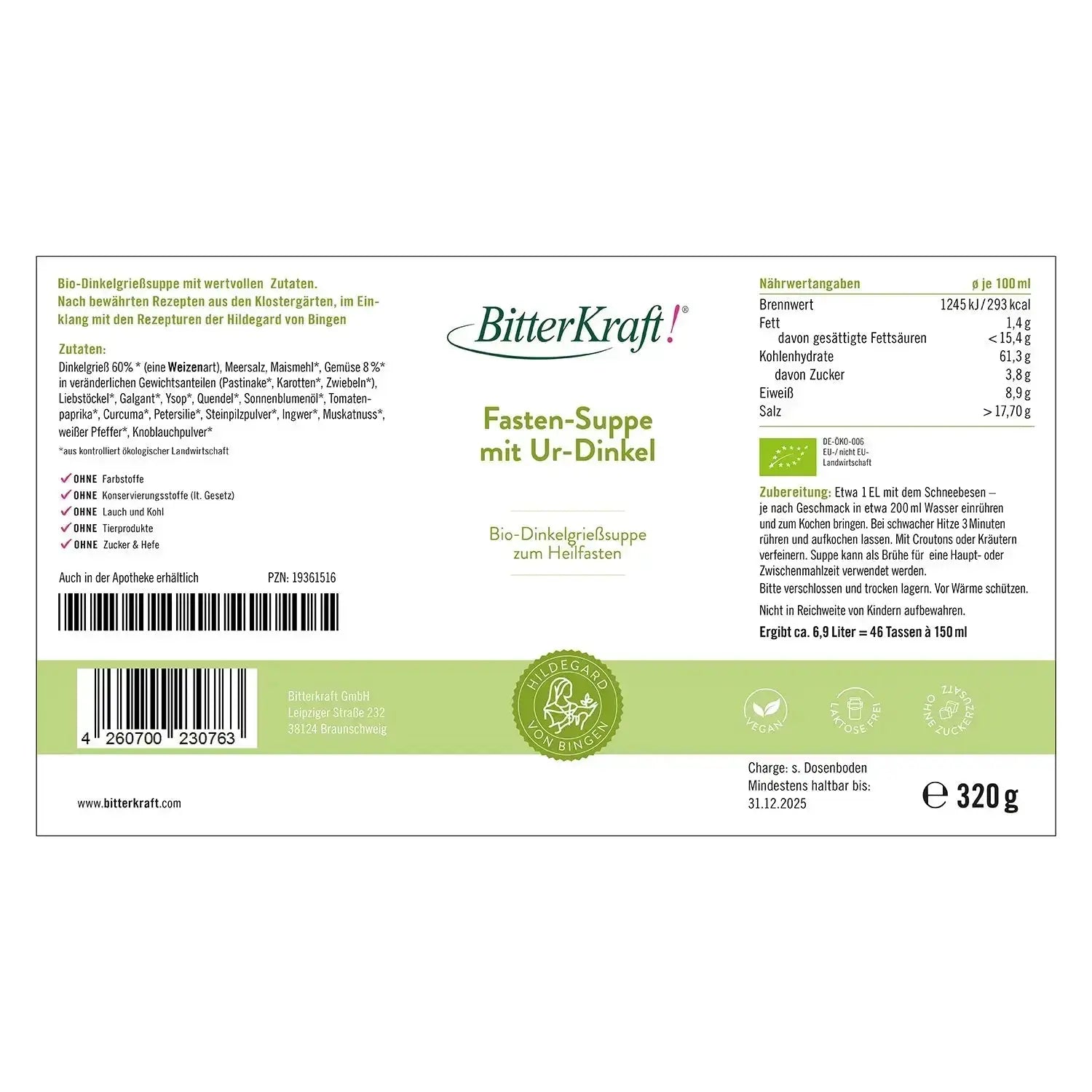 Abnehm-Fasten-Paket Bitterkraft GmbH - Bitterkraft