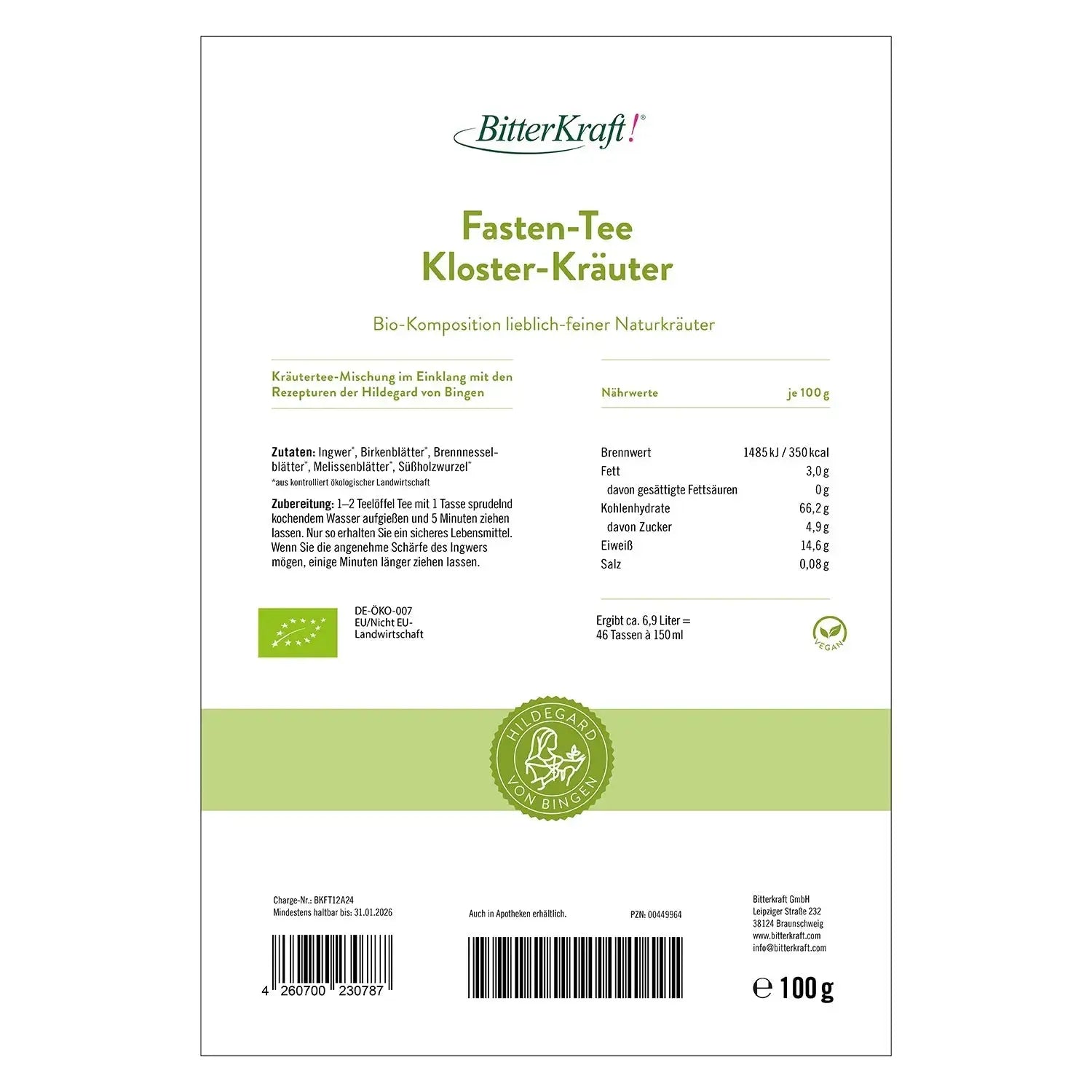 Abnehm-Fasten-Paket Bitterkraft GmbH - Bitterkraft