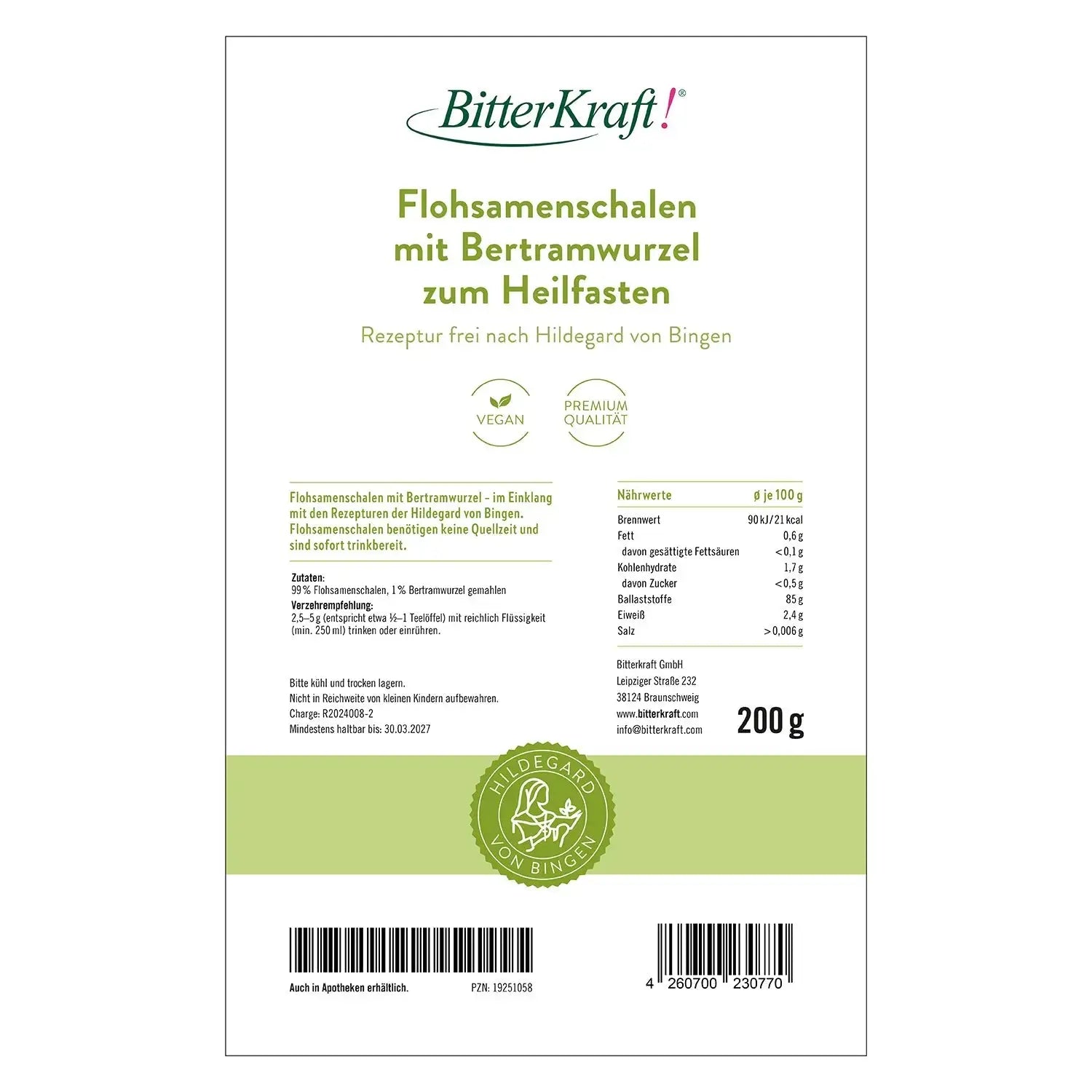 Abnehm-Fasten-Paket Bitterkraft GmbH - Bitterkraft