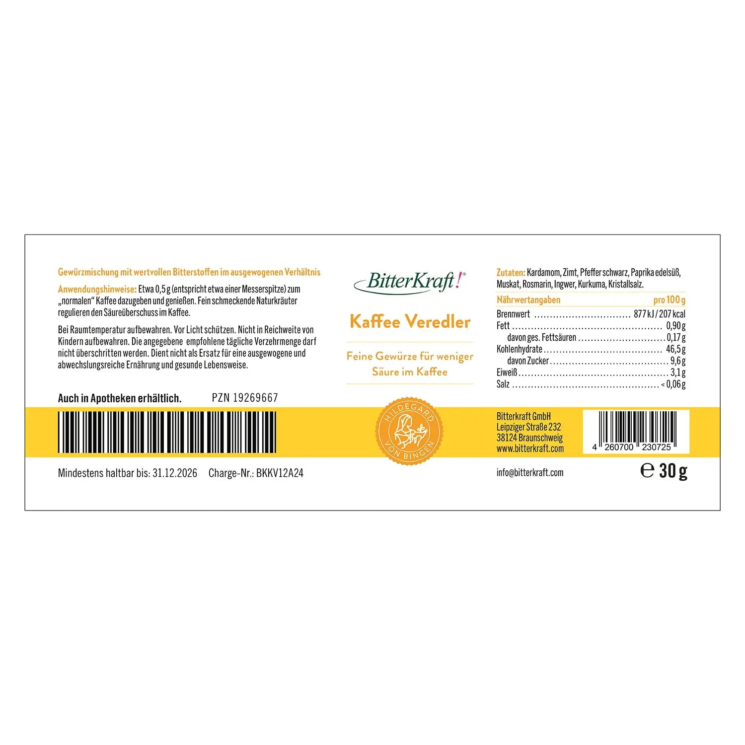 Kaffee Veredler Bitterkraft GmbH - Bitterkraft