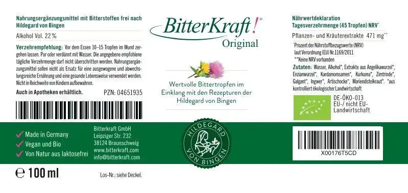 BitterKraft! Original Tropfen (BIO) 100ml Bitterkraft GmbH - Bitterkraft